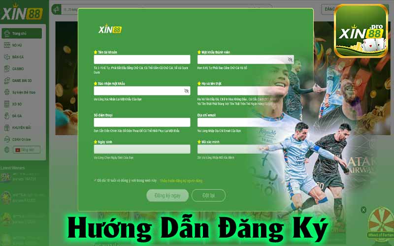Hướng Dẫn Đăng Ký Xin88